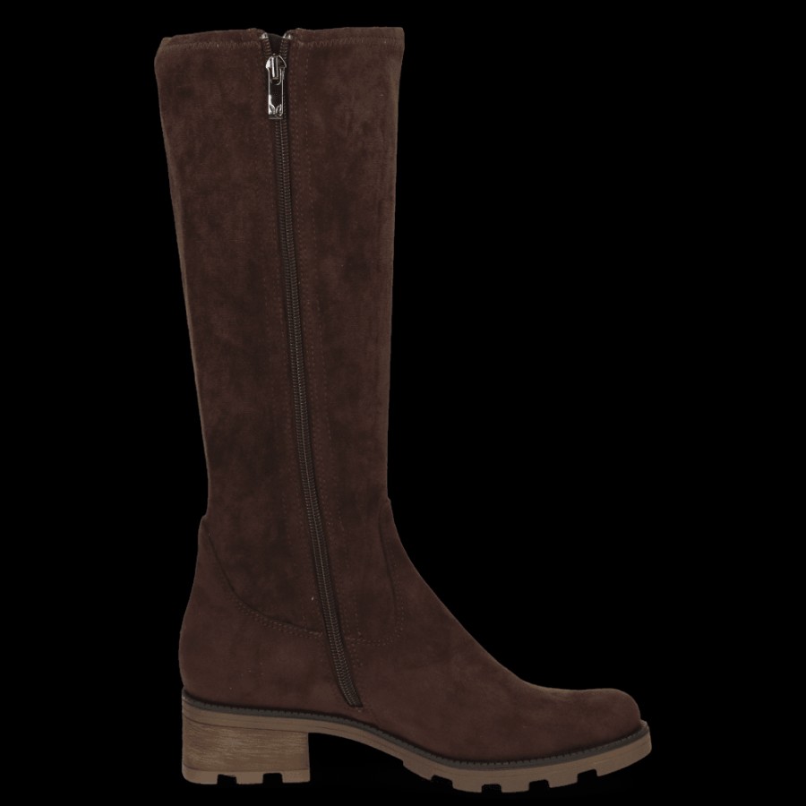 Caprice Stretch Suede Long Boot - 25613 | Long Boots