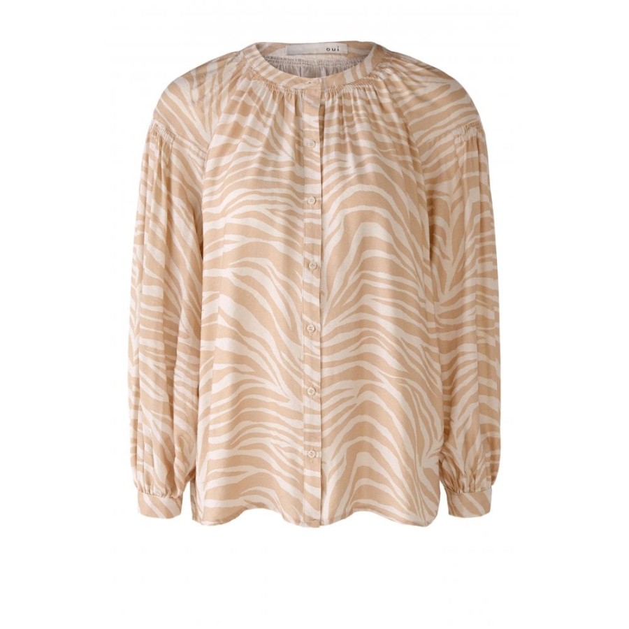 Oui Zebra Blouse - 78686 | Shirts And Blouses