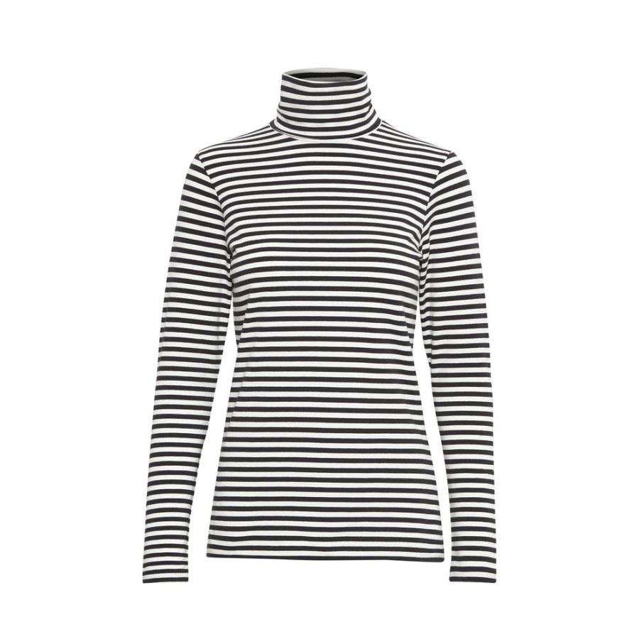 Part Two Striped Polo Neck - Taeko-Pt 30304500 | Tops/T-Shirts