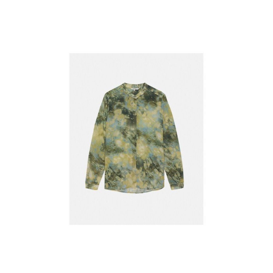 Sandwich Cloudy Marble Blouse - 22002023 | Tops/T-Shirts