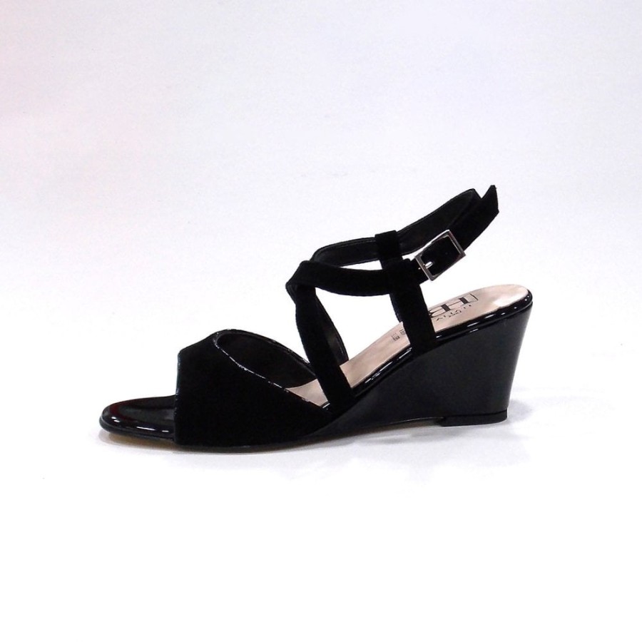 HB Cross-Over Wedge Sandal - F2205 Sisu | Occasionwear