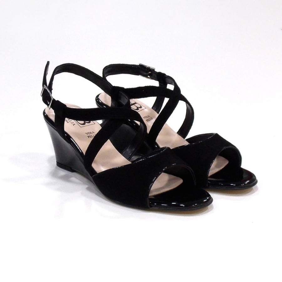 HB Cross-Over Wedge Sandal - F2205 Sisu | Occasionwear