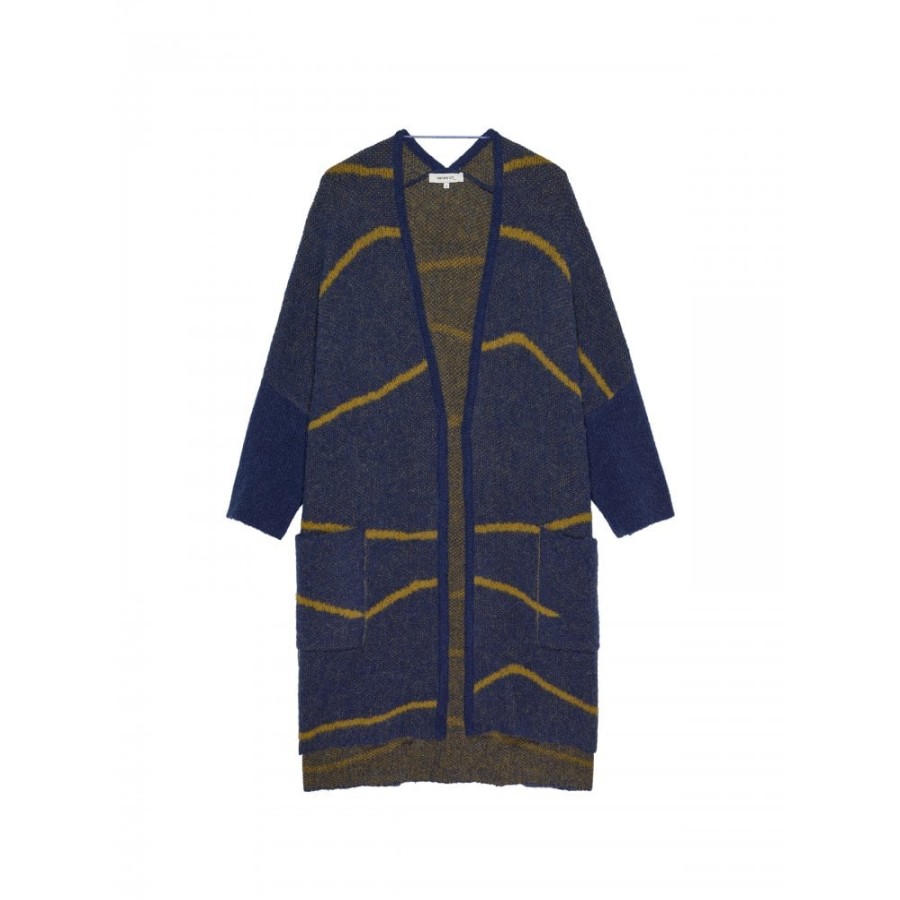 Sandwich Oversized Striped Cardigan - 21001784 | Cardigans