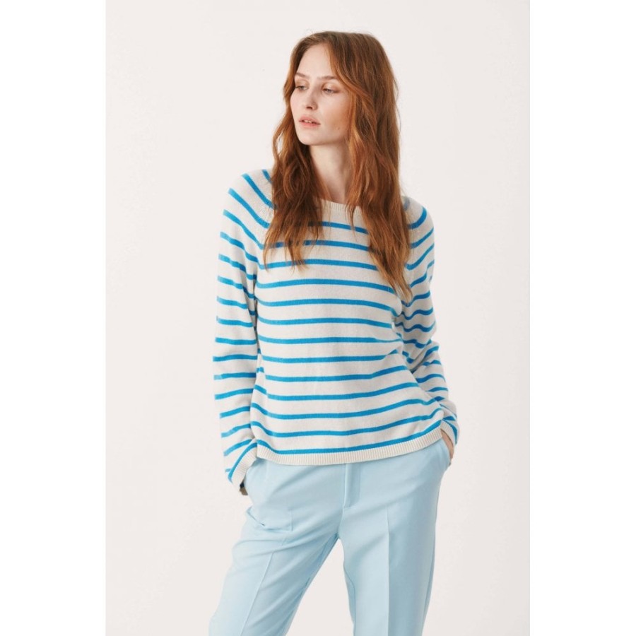 Part Two Striped Sweater - Nielan | Knitwear