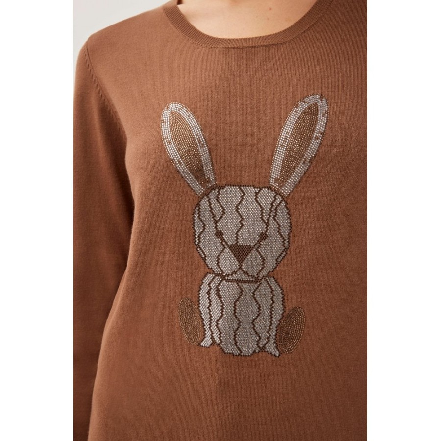 Leo & Ugo Diamante Bunny Sweater - Kh205 | Knitwear