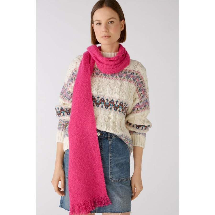 Oui Knitted Scarf - 79682 | Scarves