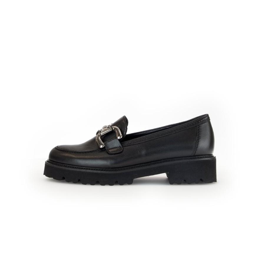 Gabor Chunky Loafer With Buckle Trim - Donna 45.246 | Loafers And Moccasins