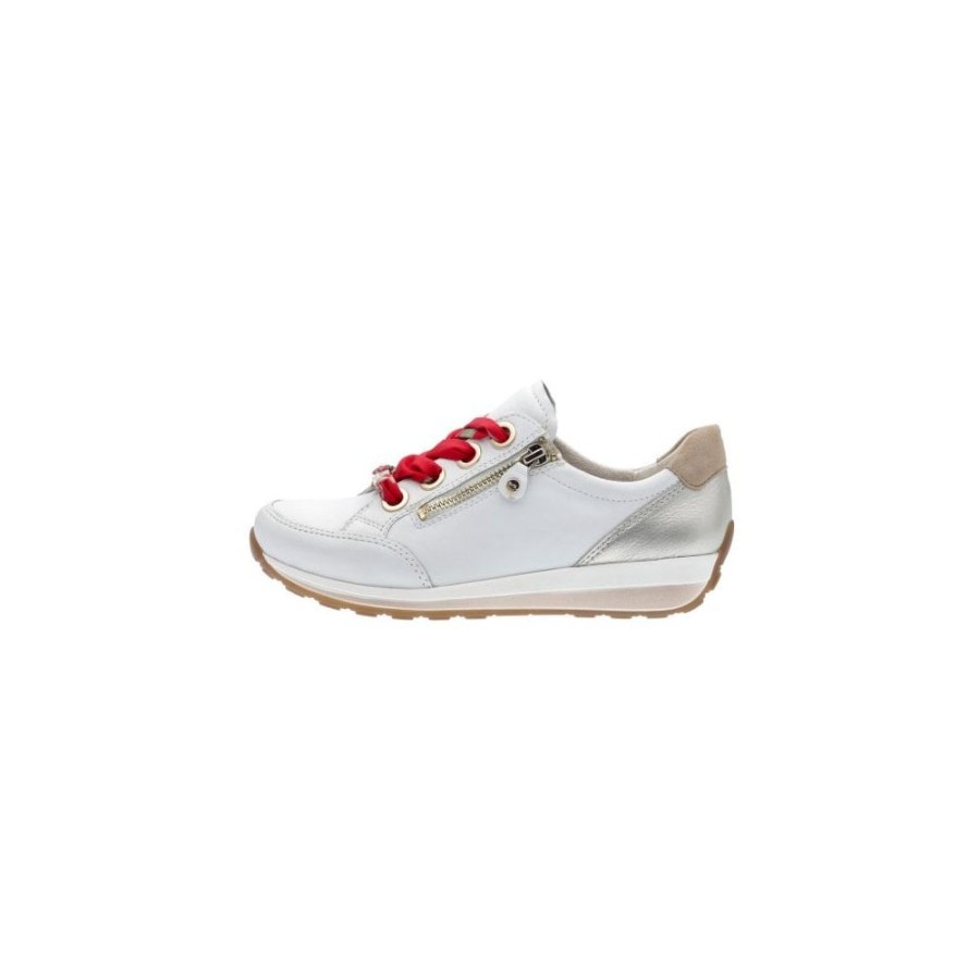 Ara Zip And Ribbon Lace Casual Trainer - 34587 | Trainers And High Tops