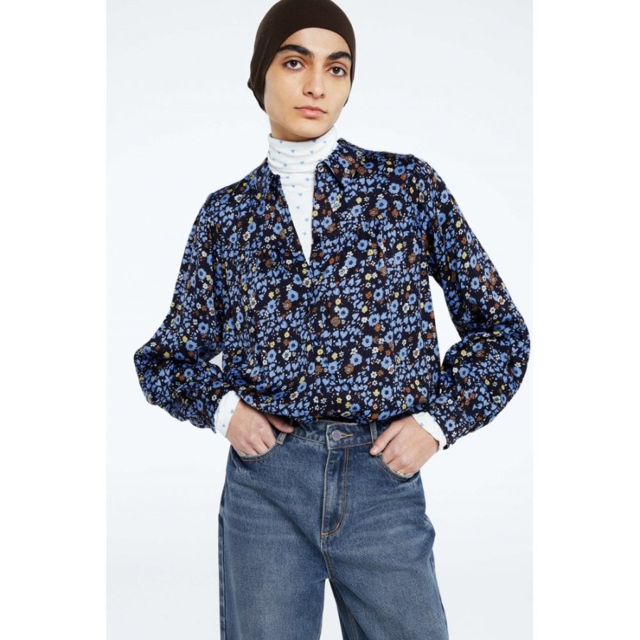 Fabienne Chapot Floral Sheen Shirt - Nina | Shirts And Blouses