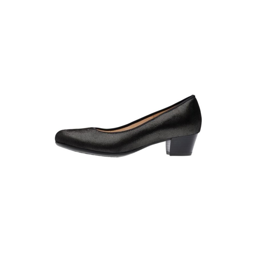 Ara Shimmer Low Heel Court Shoe - 63652 | Courts