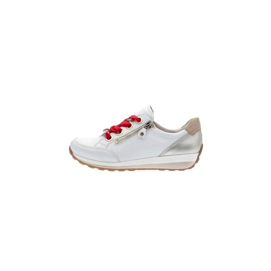 Ara Zip And Ribbon Lace Casual Trainer - 34587 | Trainers And High Tops