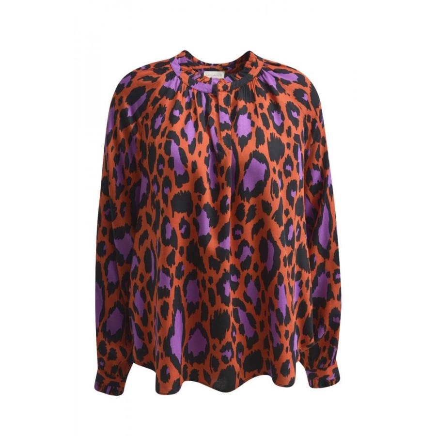 Milano Leopard Blouse - 6125-3558 | Shirts And Blouses