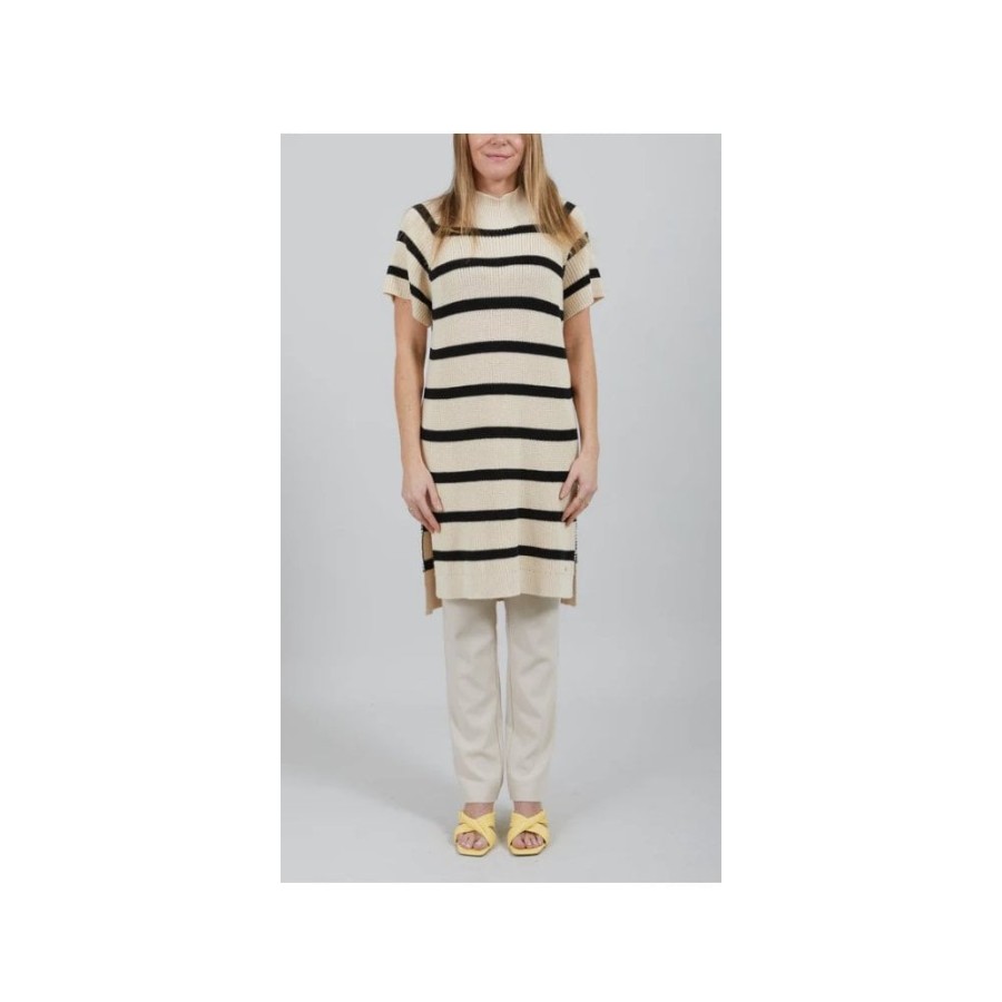 Coster Copenhagen Long Striped Knit Top - 2158 | Knitwear