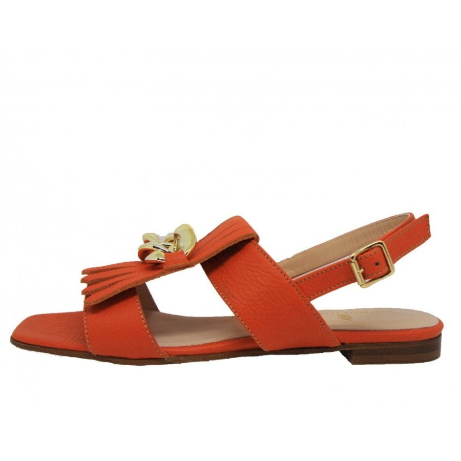 Franchetti Bond Fringe Sandal - 1157 | Flat Sandals