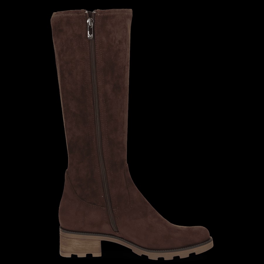 Caprice Stretch Suede Long Boot - 25613 | Long Boots