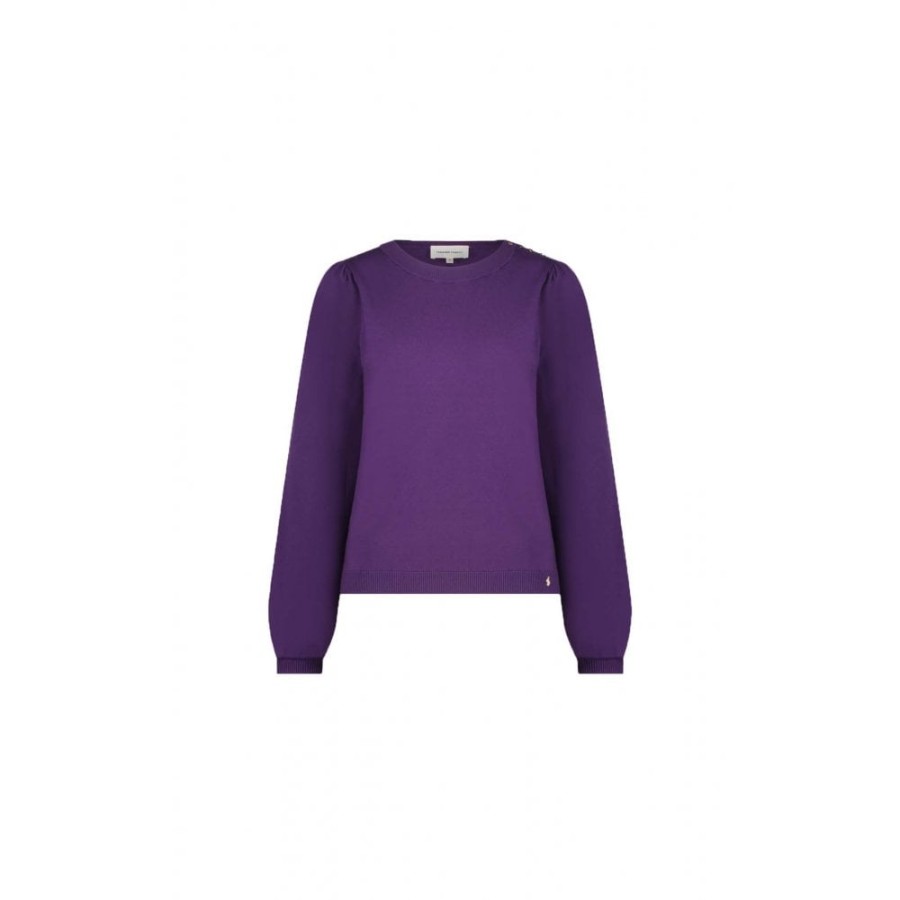 Fabienne Chapot Heart Button Sweater - Milly | Knitwear