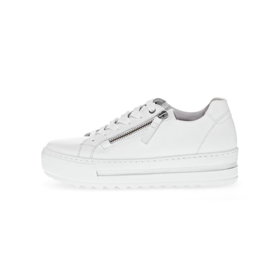 Gabor Flatform Lightweight Trainer - Heather 46.498 | Trainers And High Tops