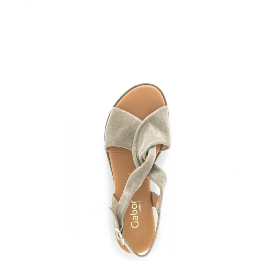 Gabor Twist Strap Sandal - Rich 22.751 | Sandals