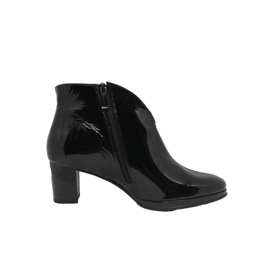 Ara Dress Heeled Ankle Boot With Deep V - 23400 | Ankle Boots