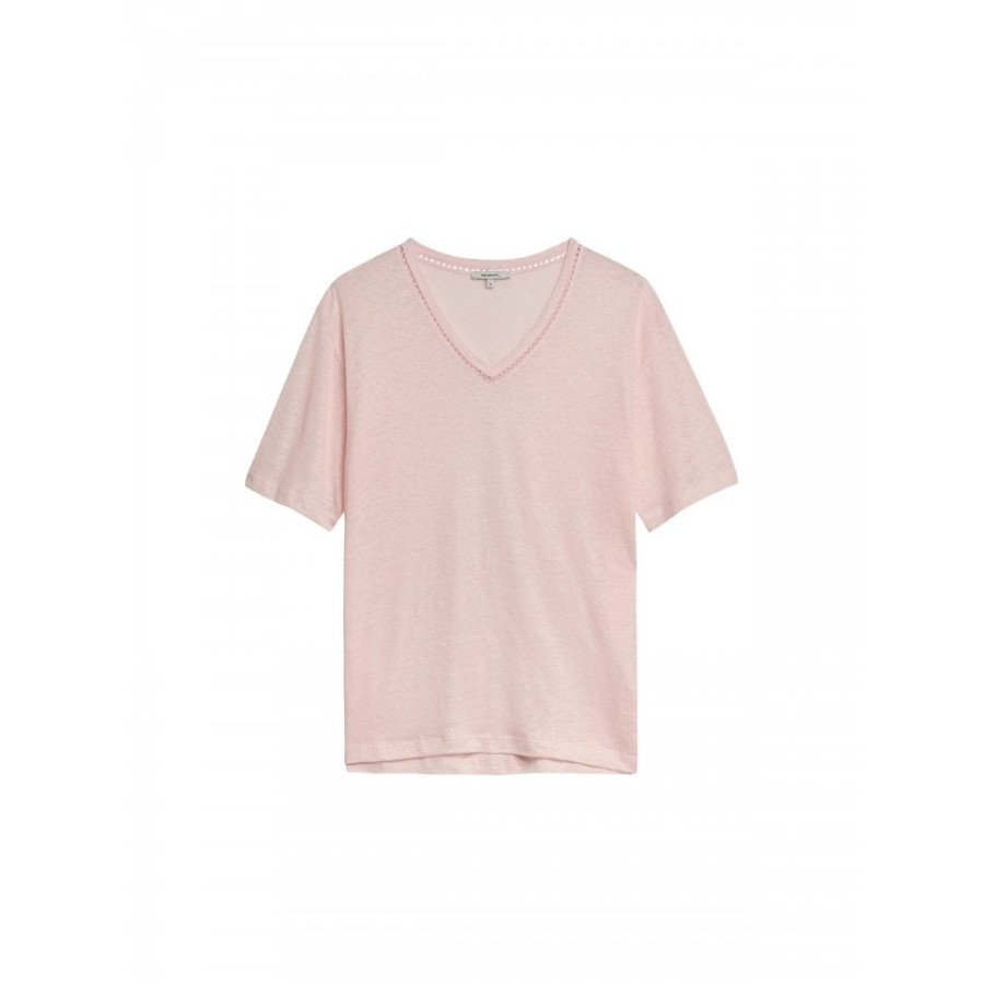 Sandwich V-Neck Top - 21102008 | Tops/T-Shirts