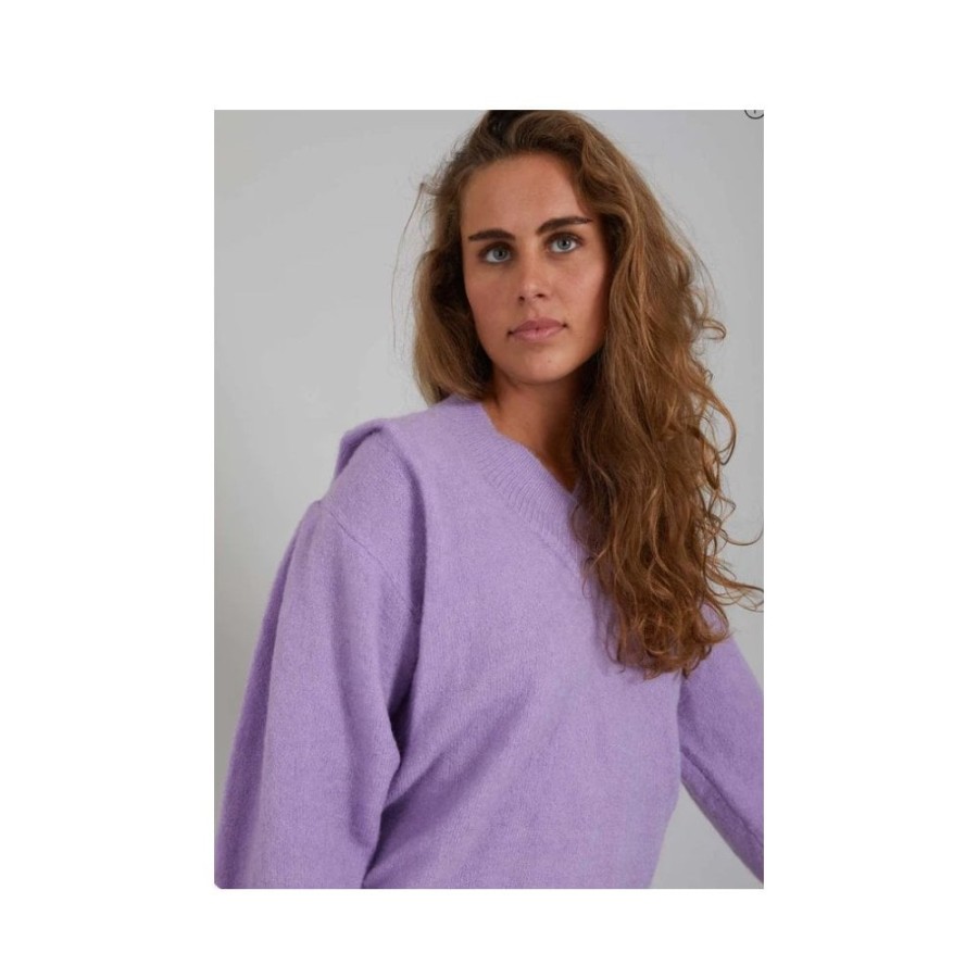 Coster Copenhagen Lilac Alpaca Sweater - 224-2405 | Knitwear