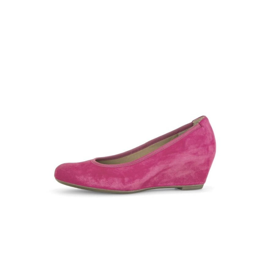 Gabor Suede Wedge Shoe - Fantasy 45.360 | Courts