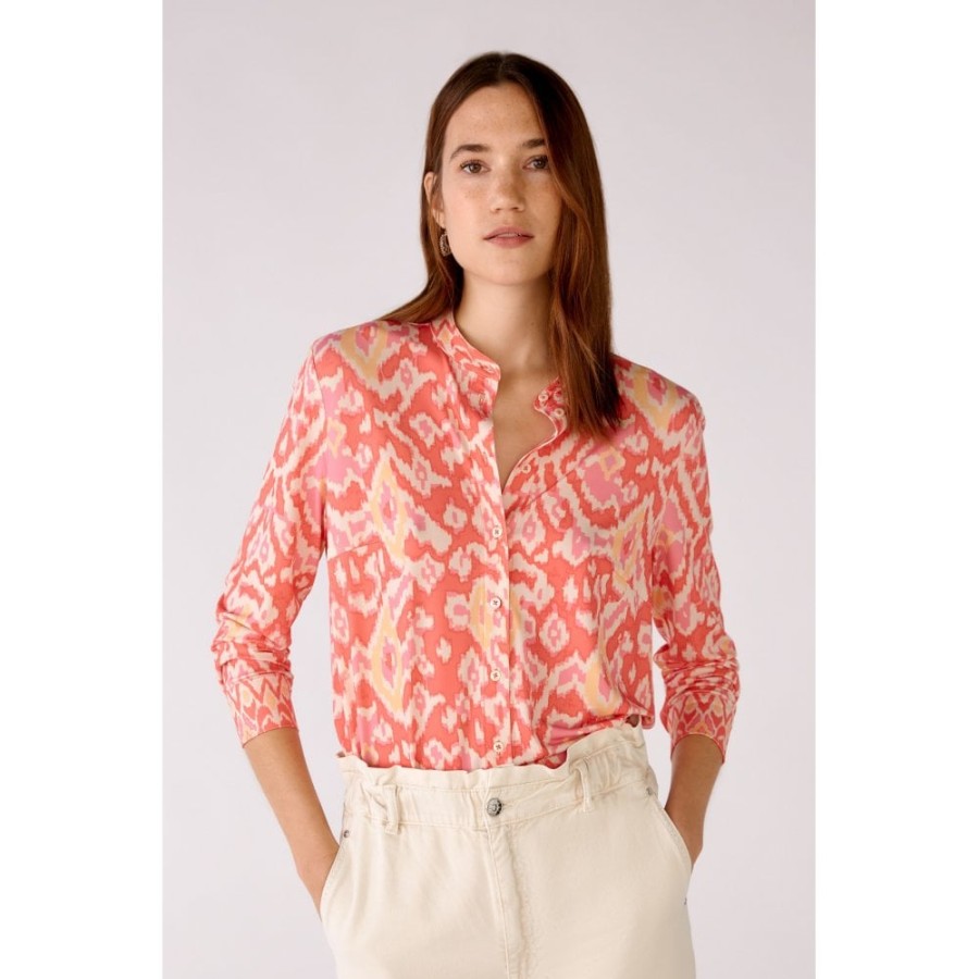 Oui Aztec Inspired Printed Shirt - 78739 | Shirts And Blouses