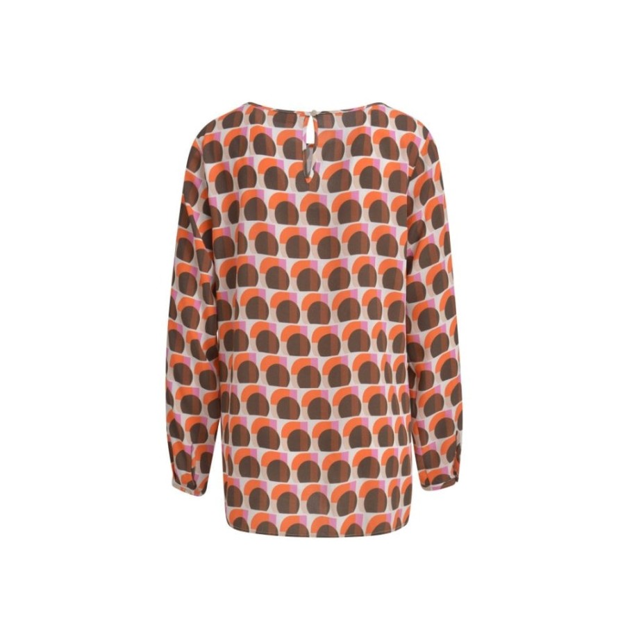 Milano Retro Printed Blouse - 6019-3044 | Shirts And Blouses