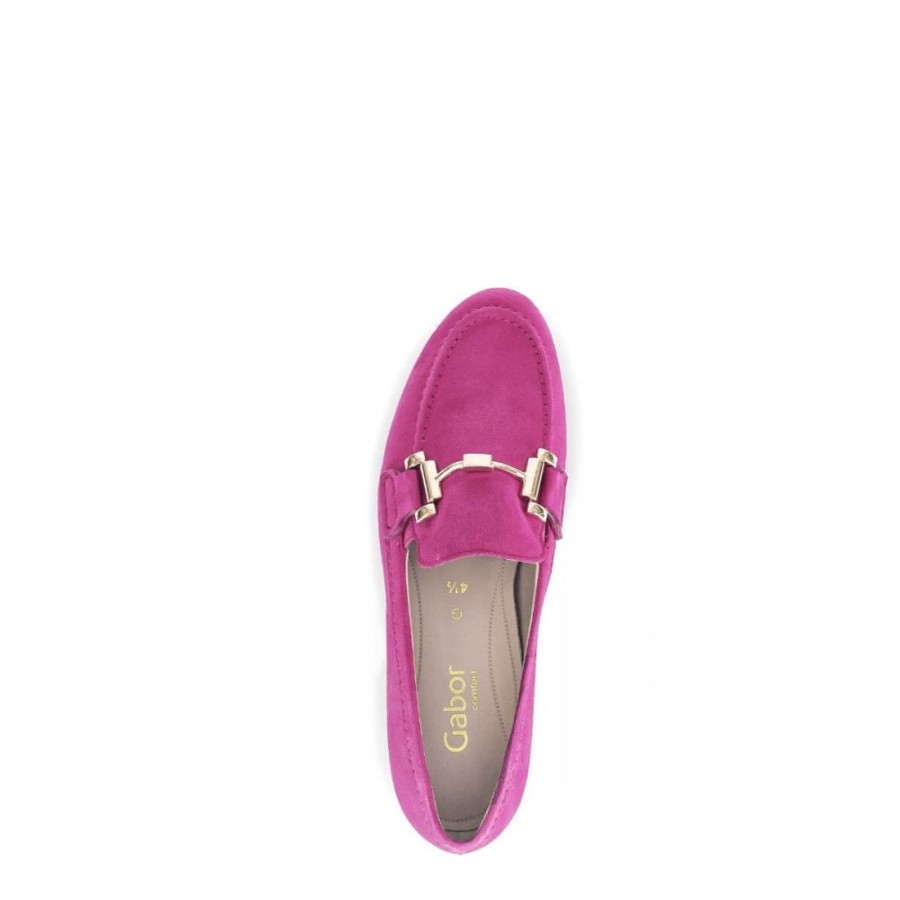 Gabor Flat Loafer With Trim - Destiny 42.432 | Loafers And Moccasins