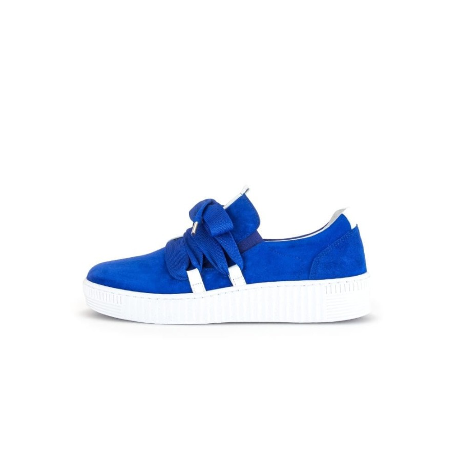 Gabor Slip On Ribbon Lace Trainer - Waltz 43.333 | Trainers And High Tops