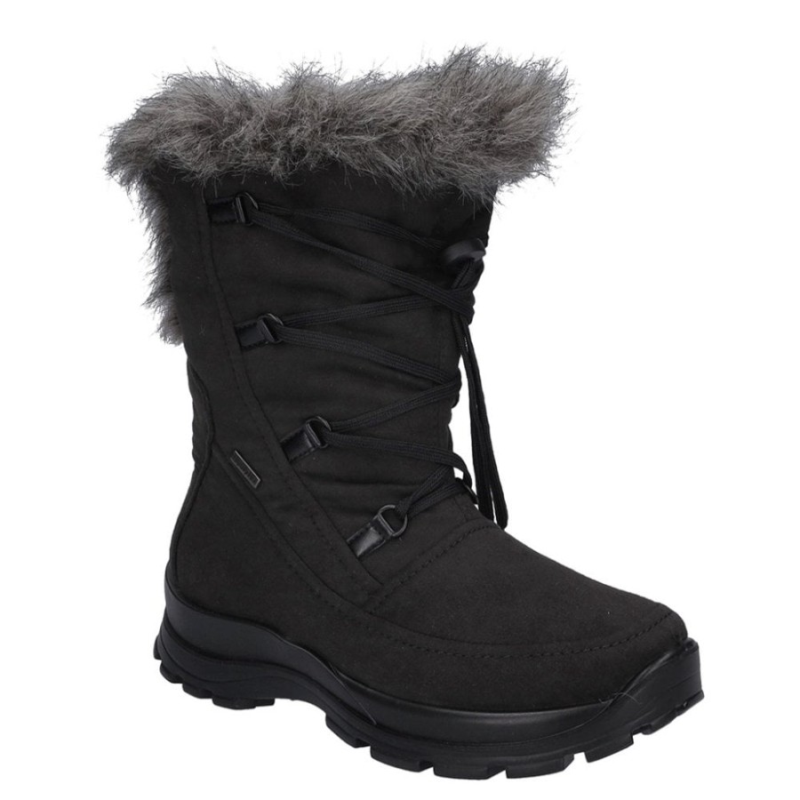 Westland Faux Fur Top Waterproof Boot - Grenoble 02 | Ankle Boots