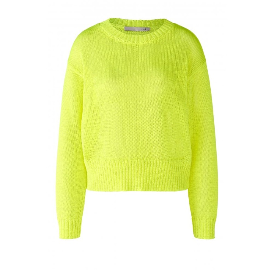 Oui Chunky Neon Sweater - 79171 | Sweaters