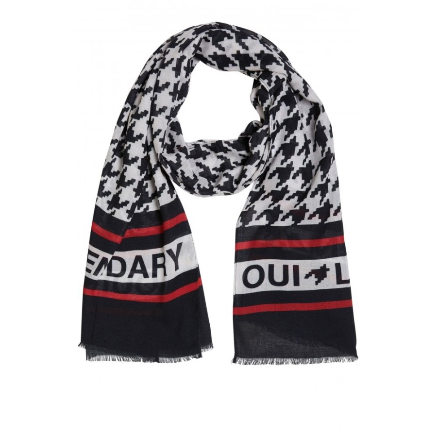 Oui Patterned Scarf - 71301 | Scarves