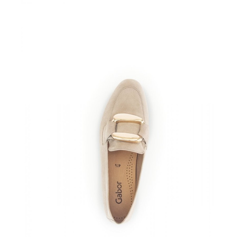 Gabor Loafer With Gold Trim - Vacant 45.215 | Loafers And Moccasins