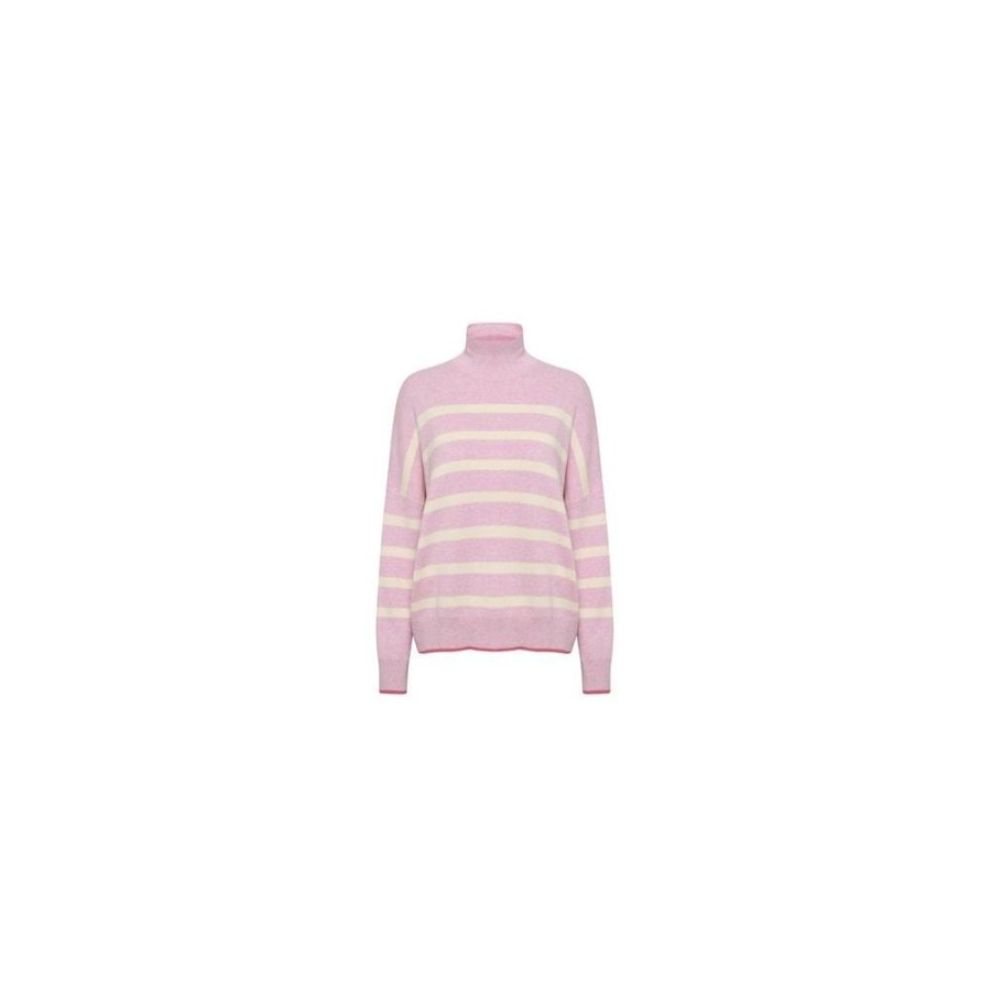 InWear Striped High-Neck Sweater - Tenley | Knitwear