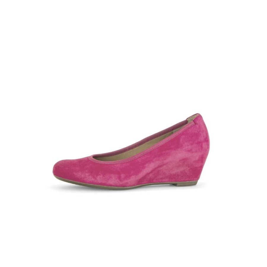 Gabor Suede Wedge Shoe - Fantasy 45.360 | Courts