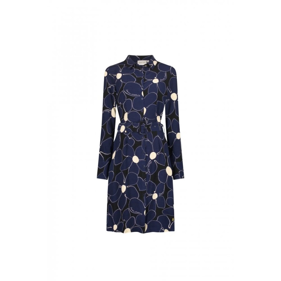 Fabienne Chapot Large Floral Printed Shirt Dress - Hayley Jane | Dresses