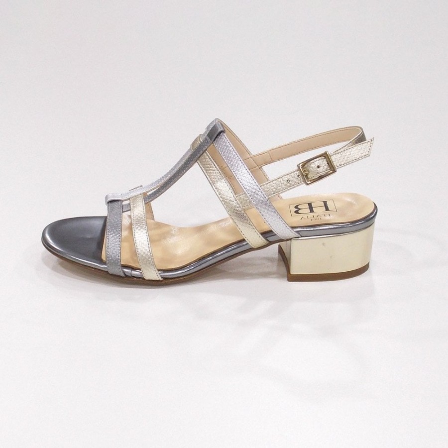 HB Strappy Block Heel Sandal - B621 Steffy | Occasionwear