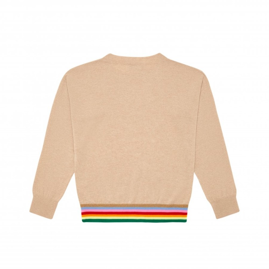 Orwell & Austen Orwell & Auten Rainbow Stripe Sweater | Cashmere