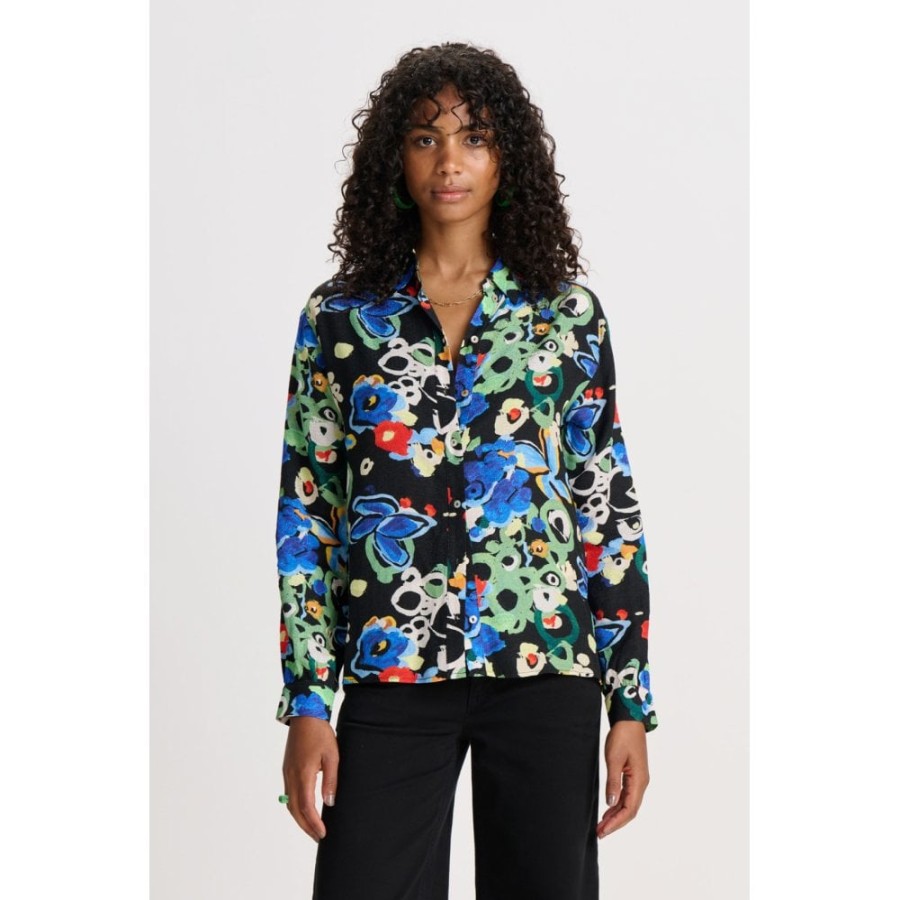 POM Amsterdam Pom Milly Flower Glory Printed Shirt - Sp7466 | Shirts And Blouses