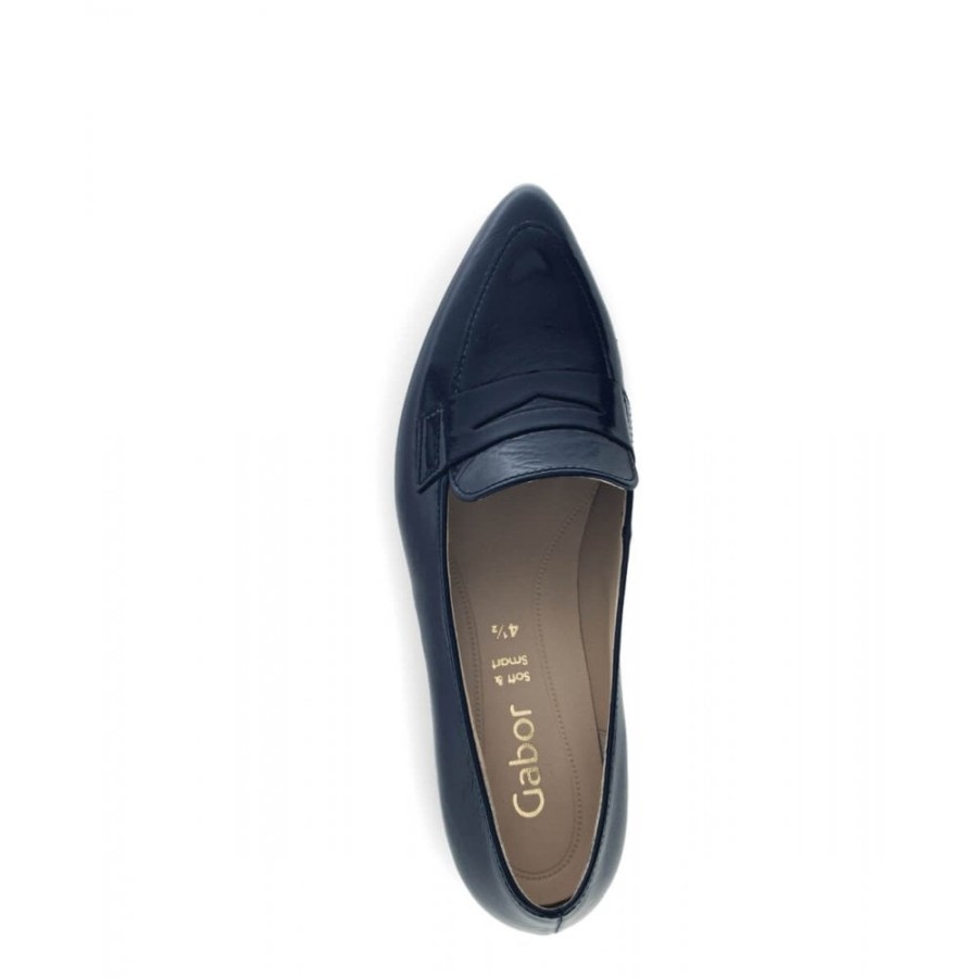 Gabor Low Block Heel Loafer - Hemlock 31.442 | Loafers And Moccasins