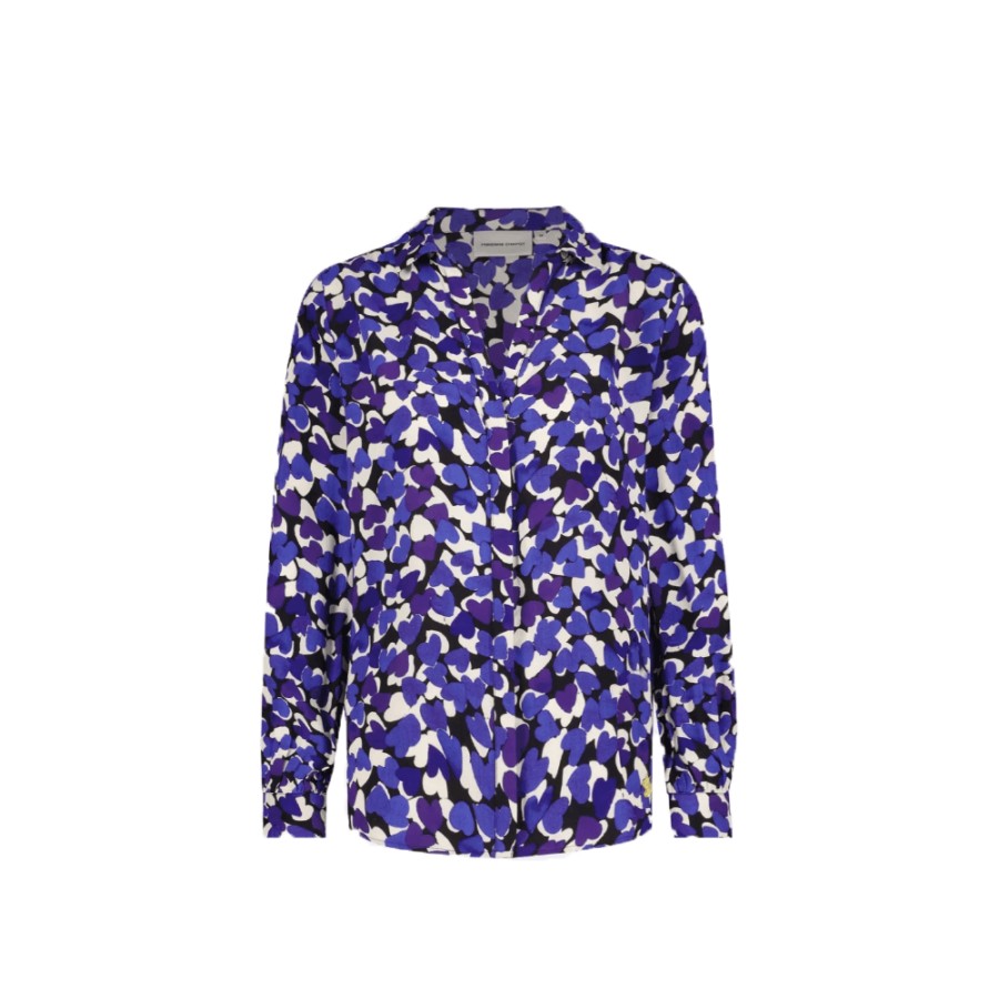 Fabienne Chapot Heart Printed Blouse - Liv | Shirts And Blouses