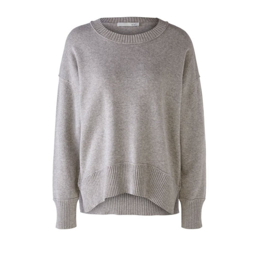 Oui Minimalistic Sweater - 77612 | Sweaters