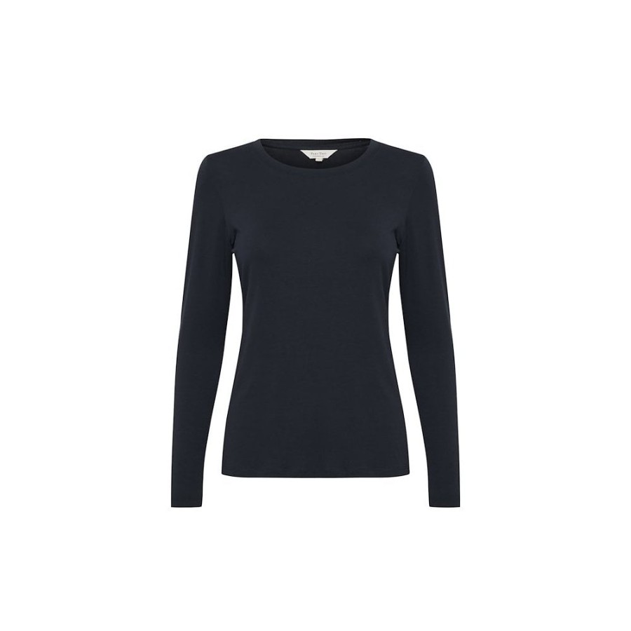 Part Two Long Sleeve Round Neck Top - Emaja | Tops/T-Shirts