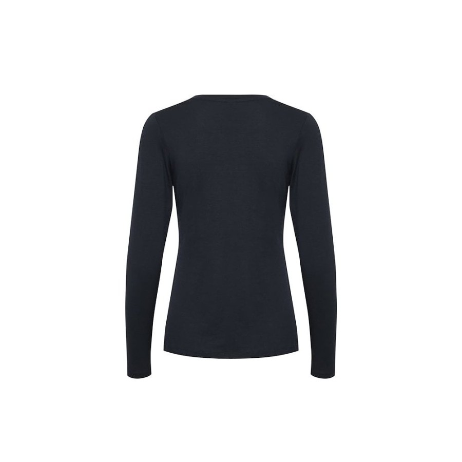 Part Two Long Sleeve Round Neck Top - Emaja | Tops/T-Shirts