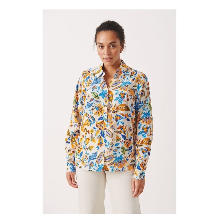 Part Two Floral Button Down Shirt - Sabila | Shirts And Blouses