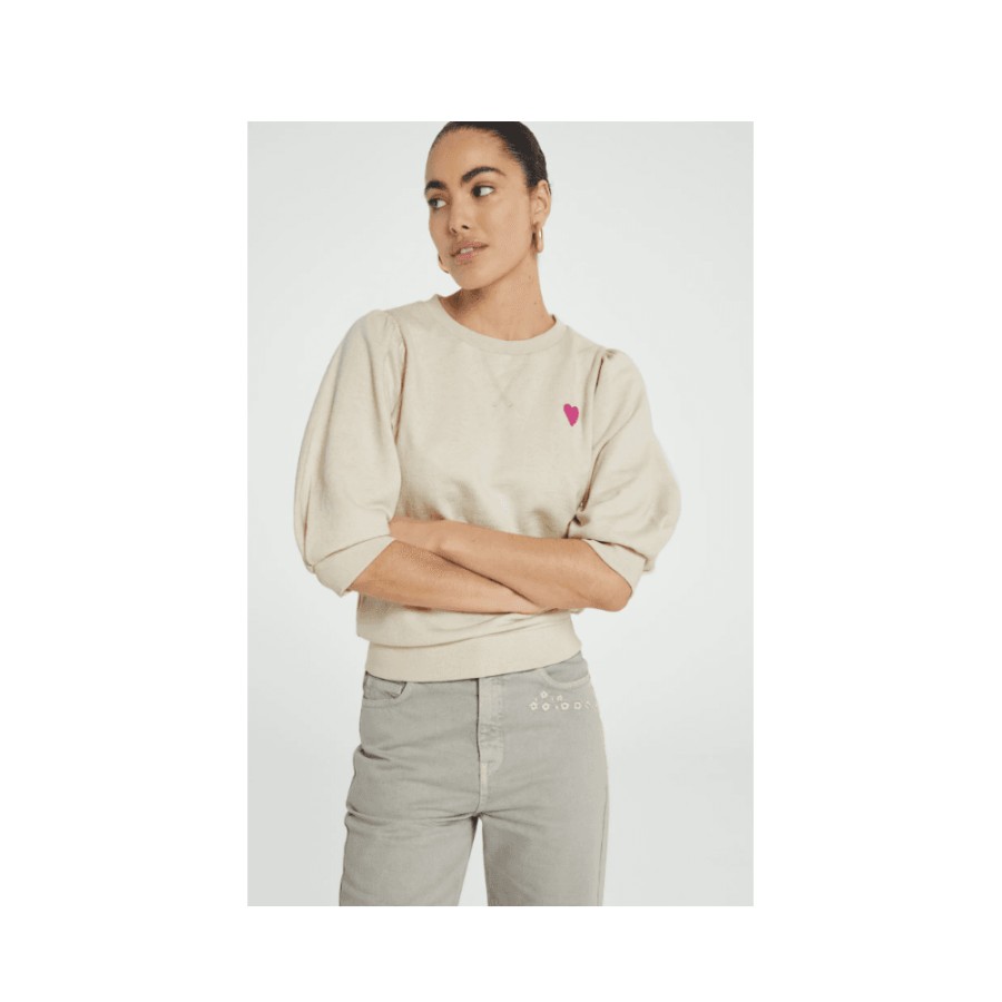 Fabienne Chapot Heart Sweatshirt - Jana | Loungewear