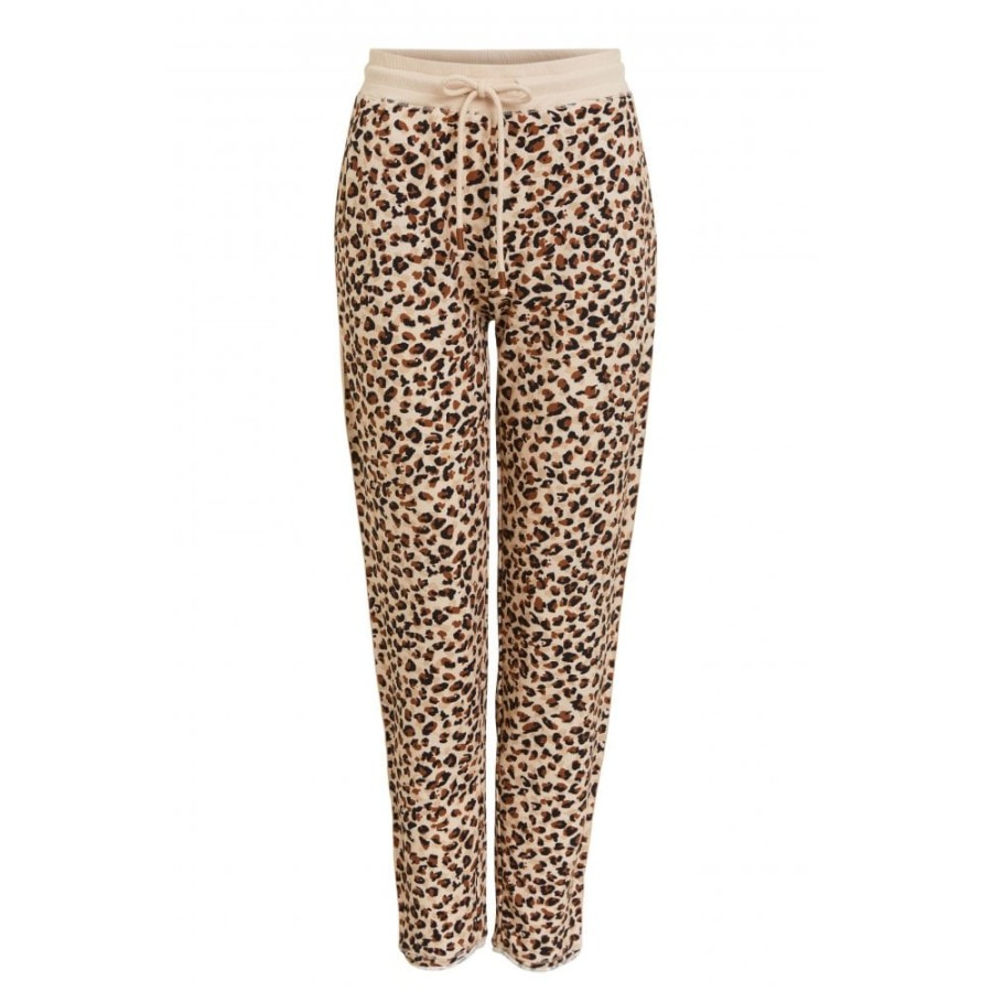 Oui Leopard Sweatpants - 73449 | Loungewear