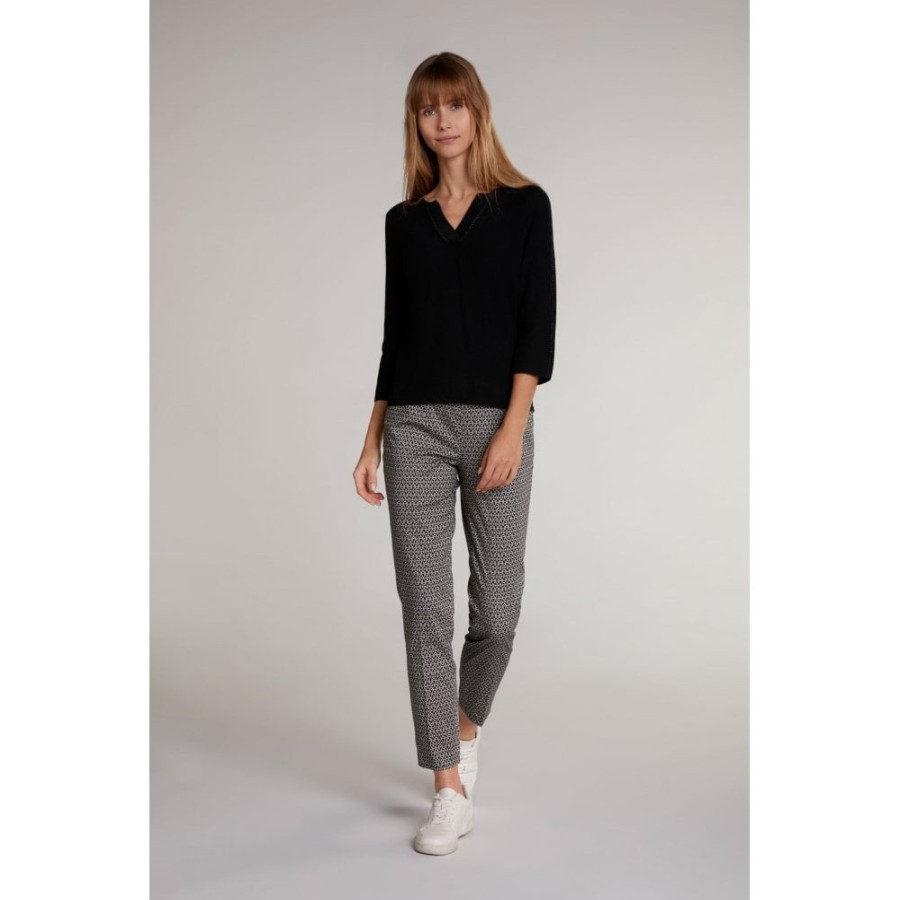 Oui Trouser - 70475 | Trousers