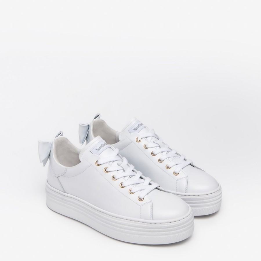 NeroGiardini Bow Flatform Trainer - 06521/ 06520 / 09965 | Trainers And High Tops